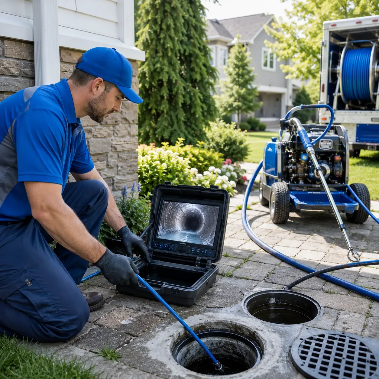 Outdoor drain cleaning professionals serving Tobyhanna, PA